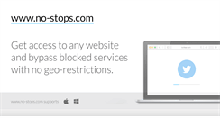 Desktop Screenshot of no-stops.com