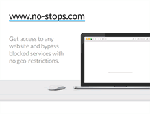 Tablet Screenshot of no-stops.com